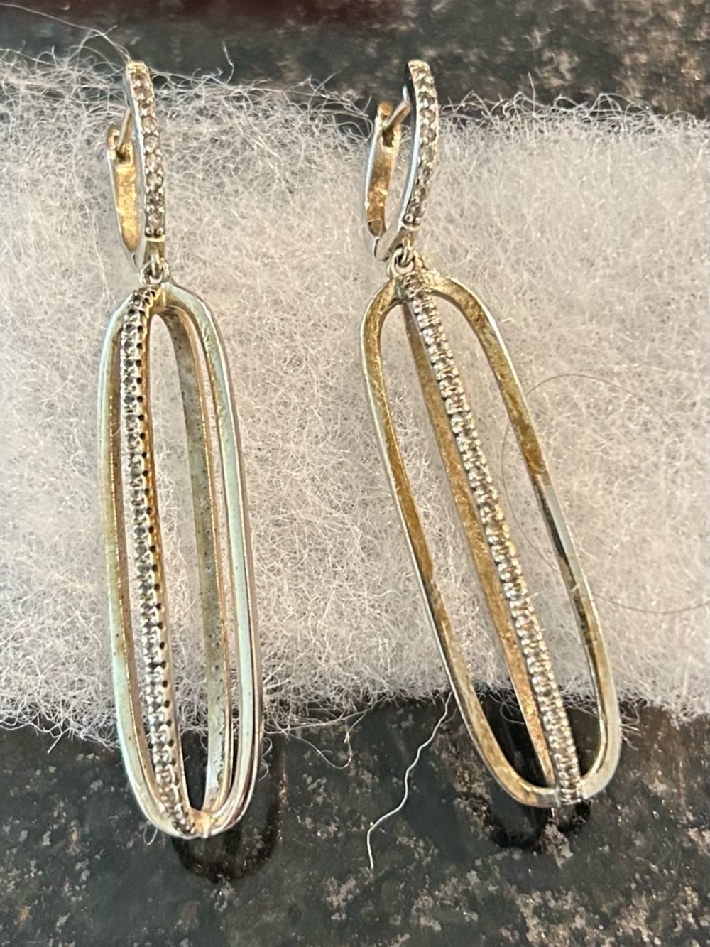 Bellissima Silver Dangle Earrings